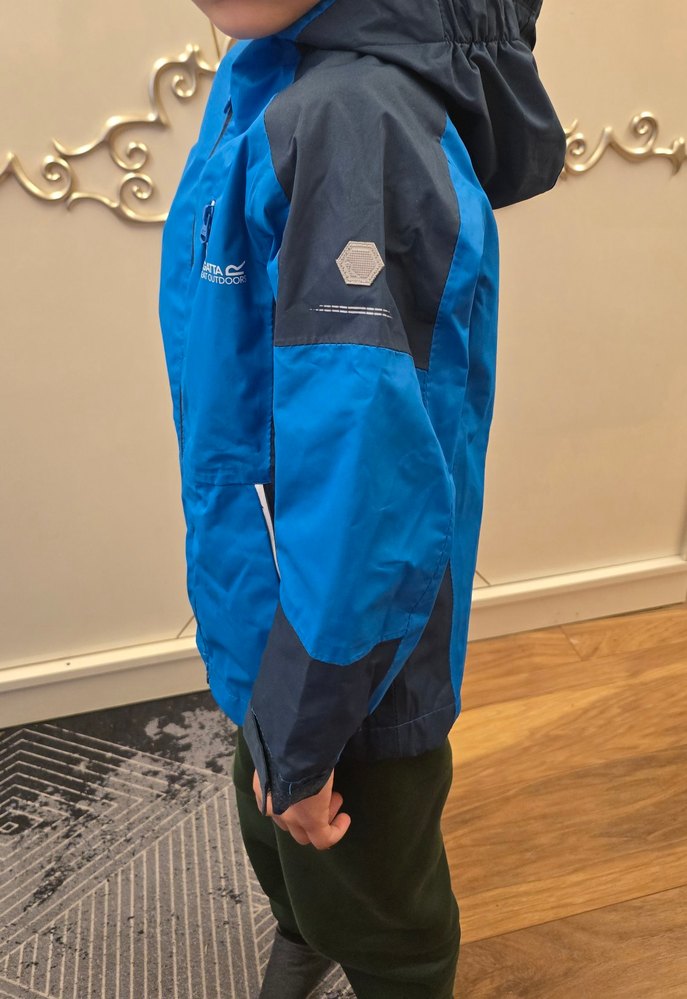 Erkek çocuk Lacivert Fermuarlı Yağmurluk REGATTA marka - Görsel 4