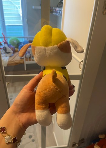 Sarı Yumuşak Peluş Oyuncak Köpek - Görsel 2