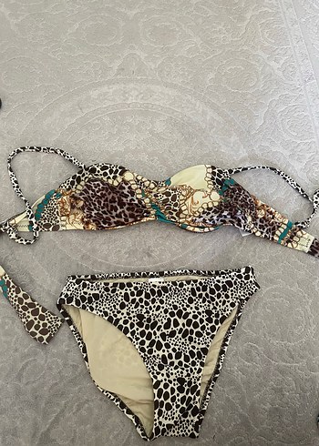 Yılan Desenli Mini Bikini