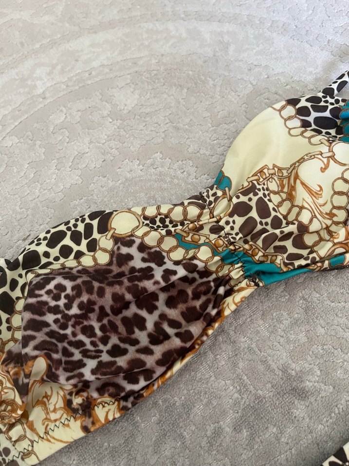 Yılan Desenli Mini Bikini - Görsel 3