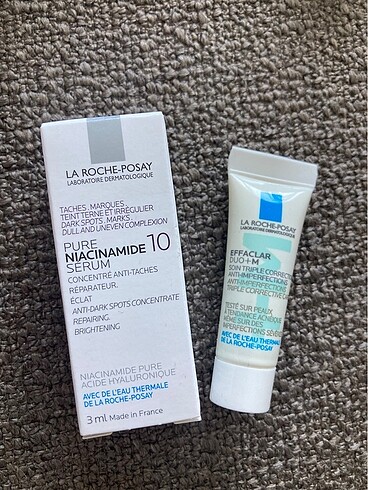 La Roche Posay niacinamide serum ve duo+