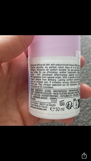  Beden Renk Yves Rocher Roll On