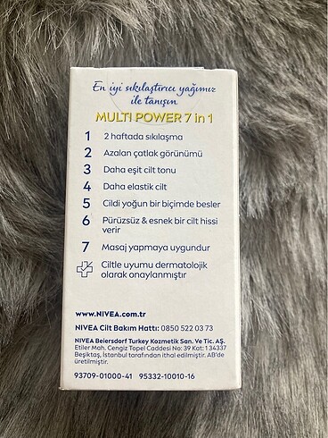 Beden Nivea Q10 Sıkılaştırıcı Yağ