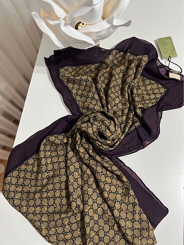 GUCCİ A KALİTE İTHAL YÜN İPEK ŞAL