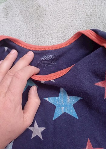 Renkli Kısa Kollu Bebek Body, Pamuklu, Sokak Stili - Görsel 5