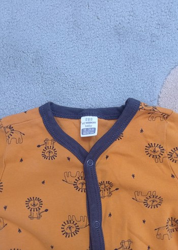 Uzun Kollu Renkli Desenli Bebek Tulum - Görsel 2