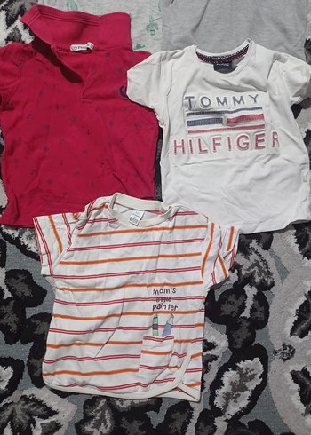 Erkek Çocuk Gri Bağlamalı Tişört - Görsel 3