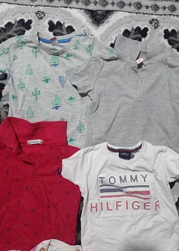 Erkek Çocuk Gri Bağlamalı Tişört - Görsel 2