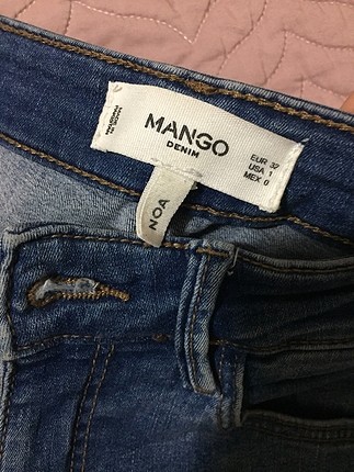 32 Beden mavi Renk Mango pantolon
