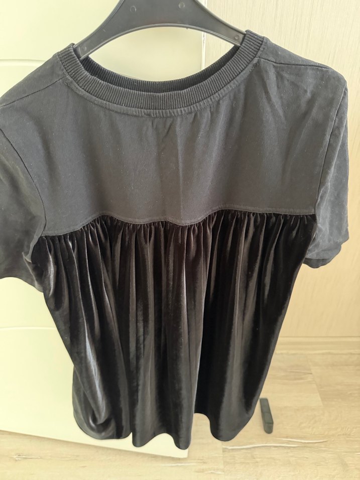 Siyah Mickey Mouse BaskılıTişörtü - Görsel 2