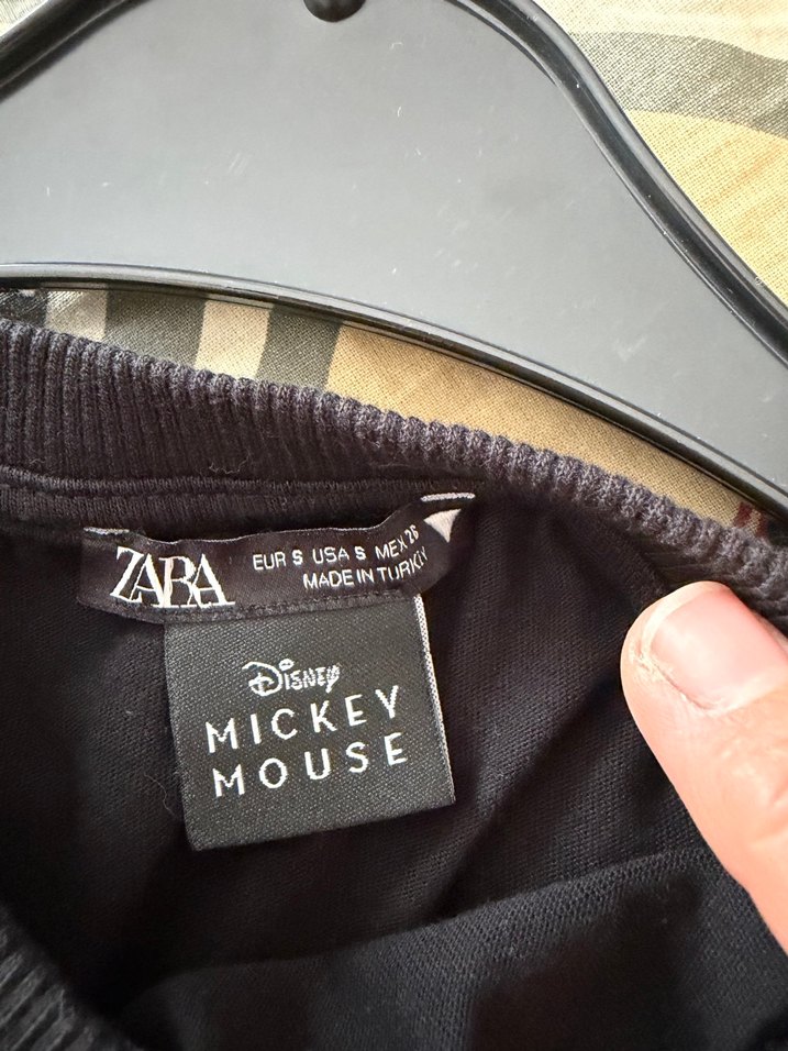 Siyah Mickey Mouse BaskılıTişörtü - Görsel 3