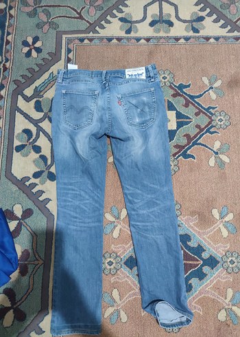 Levis Acik Mavi Denim Jean