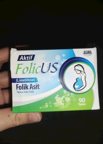 Aktif FolicUS Folik Asit 90 Tablet