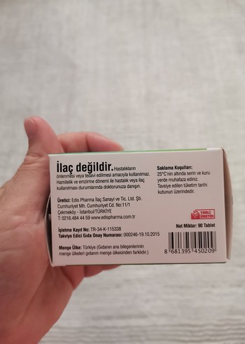 Diğer Aktif FolicUS Folik Asit 90 Tablet