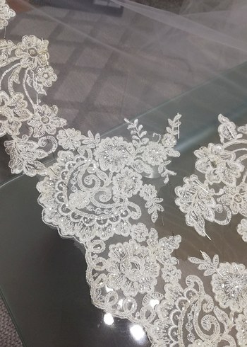  Beden Dantel Detaylı Bohem Vintage Gelin Aksesuarı