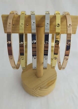 Çelik cartier gold 2 adet 