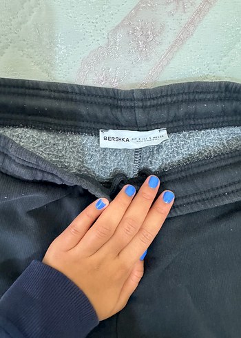 Bershka Siyah Rahat Esofman Alti