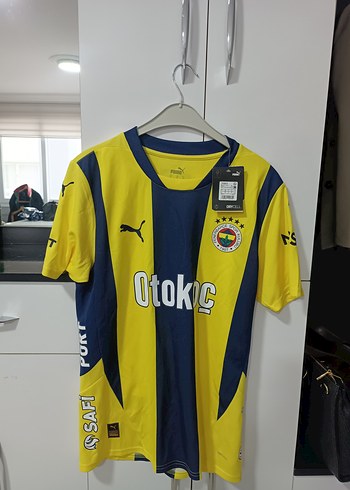 Çubuklu Fenerbahçe Forması S Beden Etiketli - Görsel 7