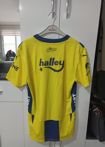 Çubuklu Fenerbahçe Forması S Beden Etiketli - Görsel 4