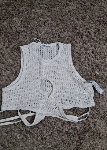 Bershka Bershka Halter Yaka Crop Top