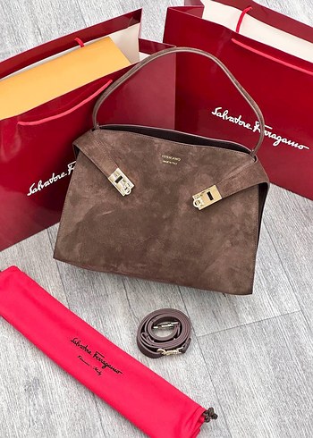 Salvatore Ferragamo Kahverengi Suet