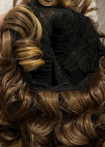 maşalı kıvırcık peruk  Kadın Saç Aksesuarı - Görsel 5