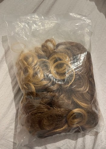 maşalı kıvırcık peruk  Kadın Saç Aksesuarı - Görsel 4