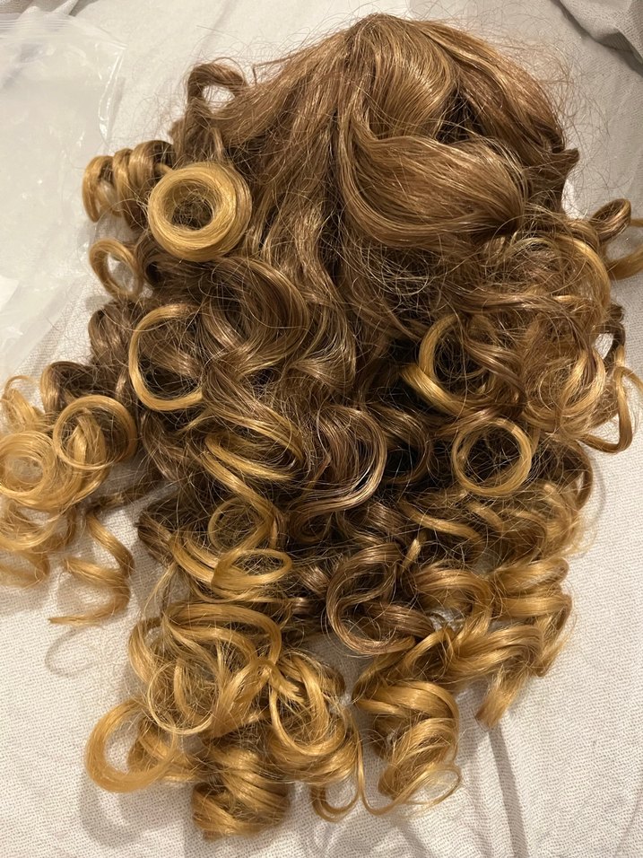 maşalı kıvırcık peruk  Kadın Saç Aksesuarı - Görsel 3