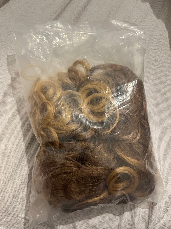 maşalı kıvırcık peruk  Kadın Saç Aksesuarı - Görsel 4