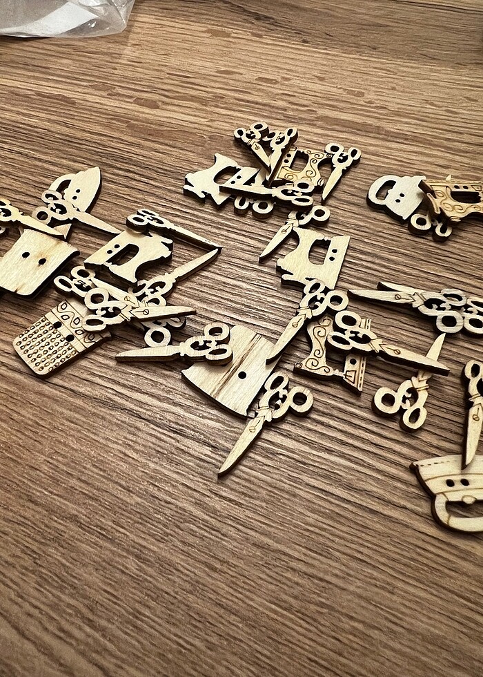 Düğme dekoratif amaçlı 40 adet - Görsel 2