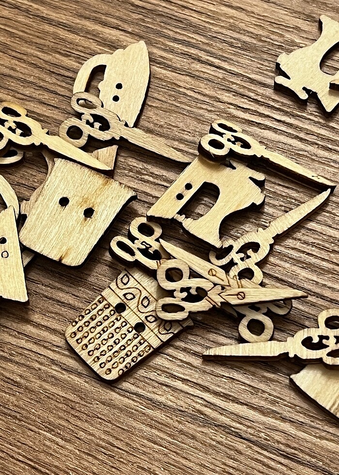 Düğme dekoratif amaçlı 40 adet - Görsel 3