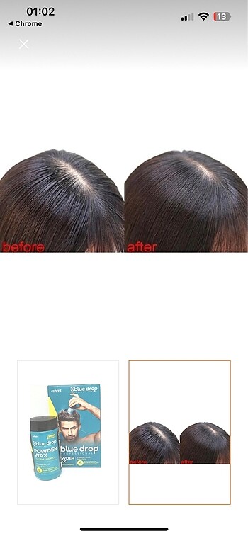 Saç matlaştırıcı toz 15 mg - Görsel 2