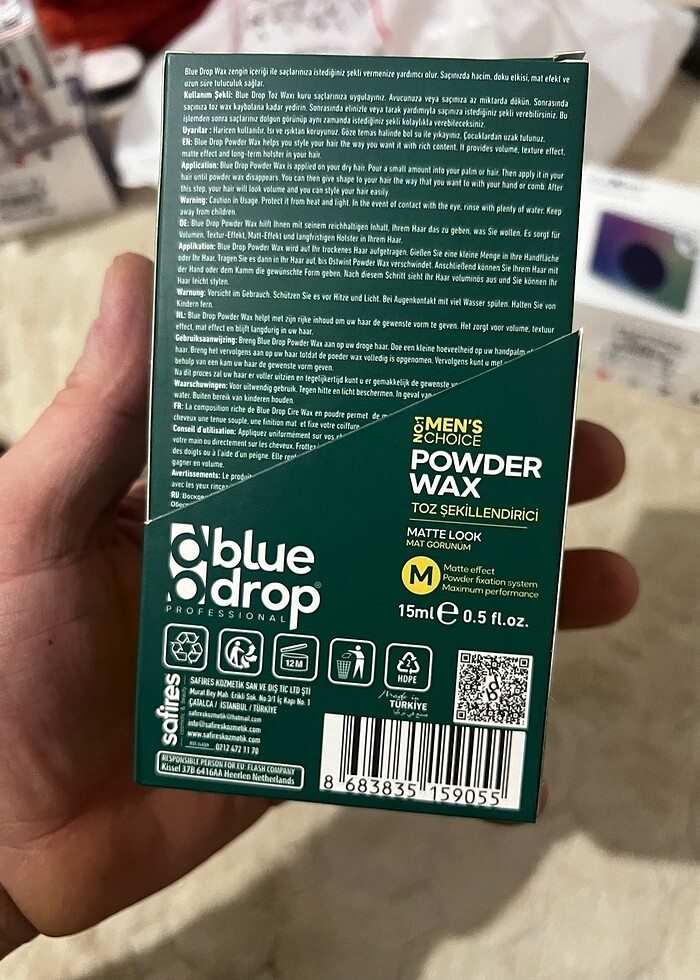 Saç matlaştırıcı toz 15 mg - Görsel 3