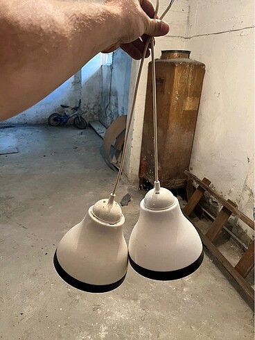 Beden çeşitli Renk İki adet lamba avize