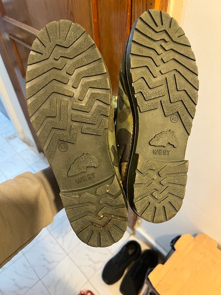 Erkek Kamuflaj Desenli Koyu Haki Bot - Görsel 3