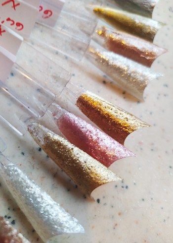 Glitter,incitozu,nail glitter,chromepowder - Görsel 4