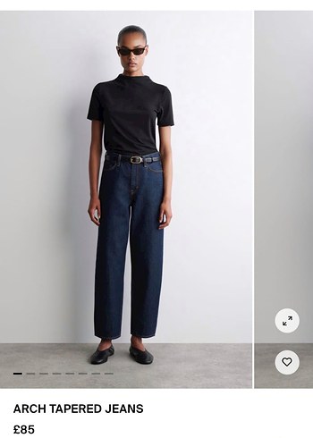 26 Beden beyaz Renk Cos indigo jean
