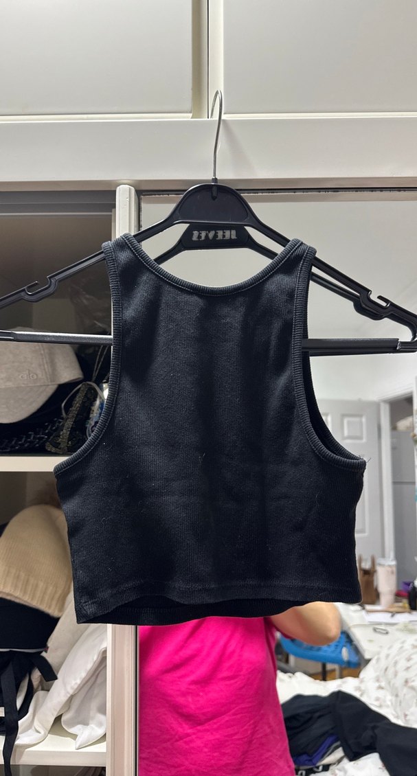 Zara Siyah crop top atlet — görsel 2/3