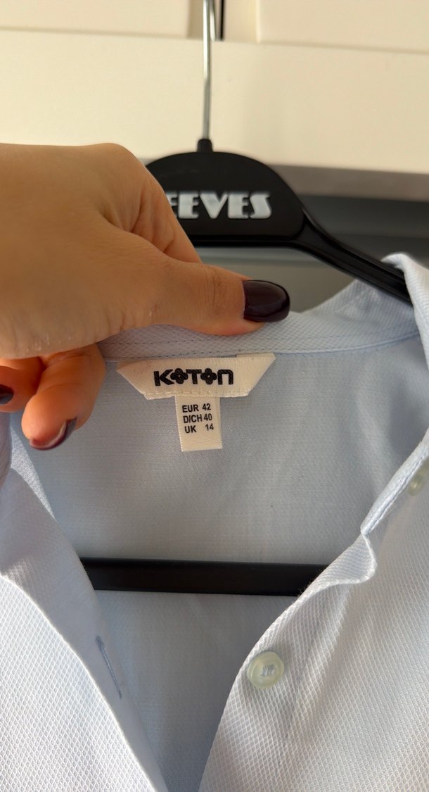 Koton Açık Mavi Klasik Gömlek — görsel 3/5
