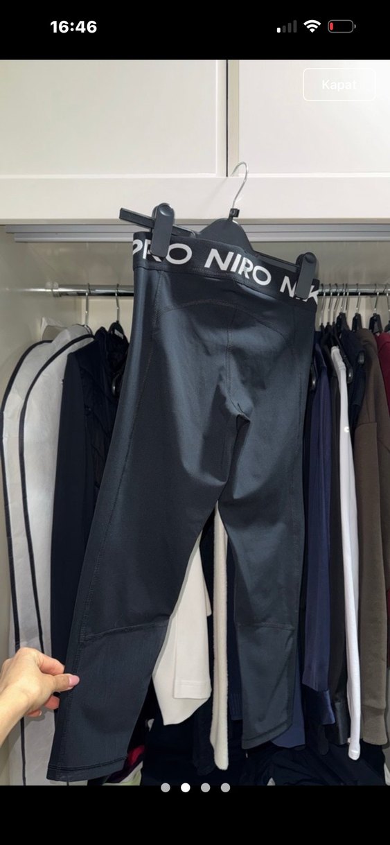 Nike Pro Siyah Spor Tayt — görsel 2/4