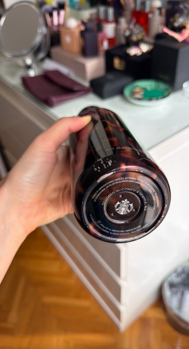 Starbucks Alev Desenli Paslanmaz Çelik Su Şisesi — görsel 6/16