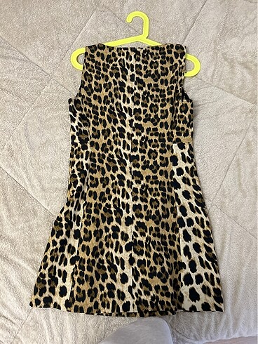 m Beden Zara leopar elbise