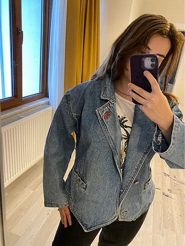 Vintage kot ceket