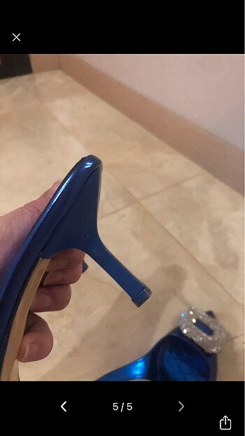 36 Beden lacivert Renk Topuklu ayakkabı