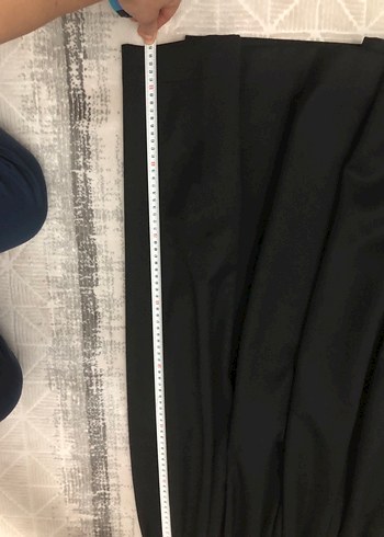 Siyah Kemerli Uzun Kadın Etek aybike stil markası - Görsel 6