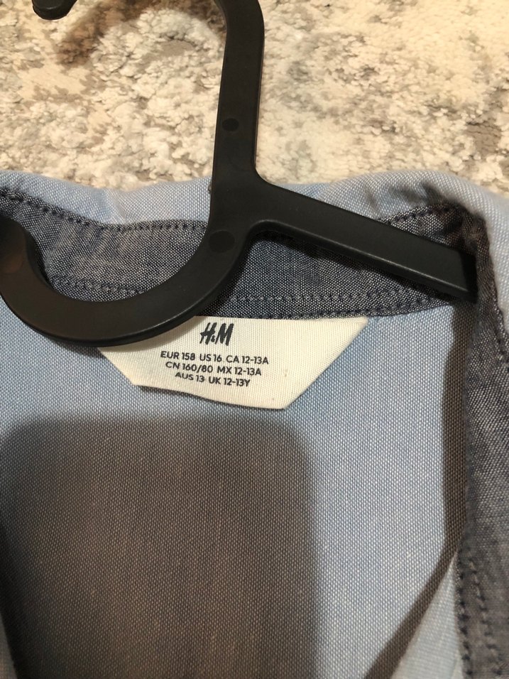 Buz maviUzun Kollu Erkek Denim Gömlek - Görsel 2