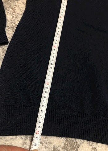 ErkekMavi Kapüşonlu Sweatshirt - Görsel 7