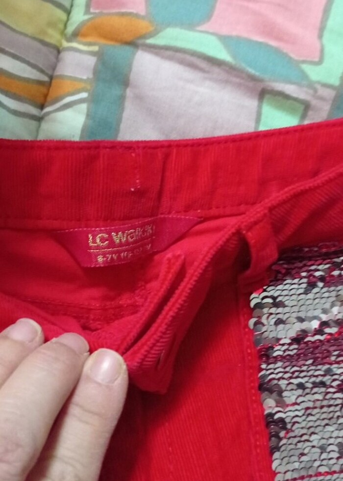 LCW kadife kışlık şort - Görsel 4