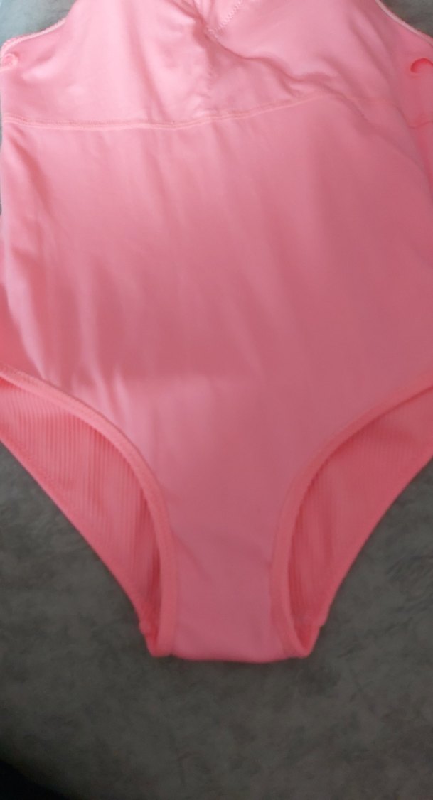 Pembe Kız Çocuk Fırfırlı Mayo - Görsel 4