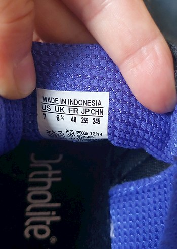 Adidas Mor Detaylı Siyah Spor Ayakkabı - Görsel 5